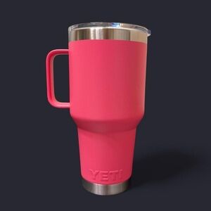 35 oz yeti duracoat rambler tumbler in the shade "tropical pink"!